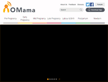 Tablet Screenshot of omama.com